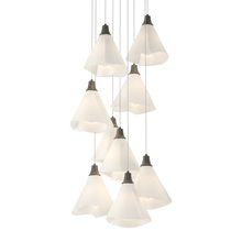 Hubbardton Forge 131102-SKT-LONG-07-SH1987 - Mobius 9-Light Pendant