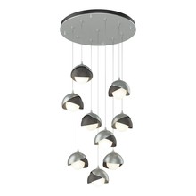 Hubbardton Forge 131105-SKT-STND-82-20-GG0711 - Brooklyn 9-Light Double Shade Pendant