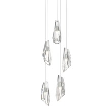 Hubbardton Forge 131121-SKT-LONG-82-CR - Luma 5-Light Pendant