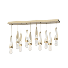 Hubbardton Forge 131200-SKT-STND-84-YG0434 - Link 10-Light Blown Glass Pendant