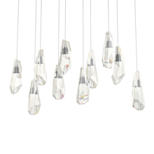 Hubbardton Forge 131201-SKT-LONG-14-CR - Luma 10-Light Large Crystal Pendant