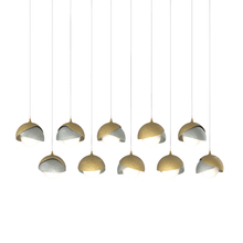 Hubbardton Forge 131205-SKT-LONG-86-82-GG0711 - Brooklyn 10-Light Double Shade Pendant