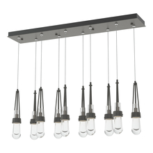 Hubbardton Forge 131207-SKT-STND-20-ZM0434 - Link 10-Light Clear Glass Pendant