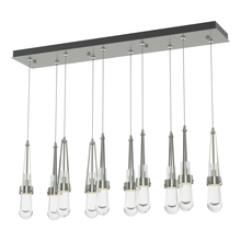 Hubbardton Forge 131207-SKT-STND-85-ZM0434 - Link 10-Light Clear Glass Pendant