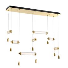 Hubbardton Forge 139101-LED-STND-86-ZM0696 - Libra 7-Light Double Linear LED Pendant