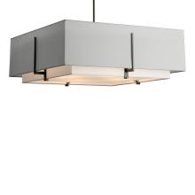 Hubbardton Forge 139635-SKT-MULT-14-SF2012-SJ2401 - Exos Square Large Double Shade Pendant