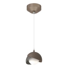 Hubbardton Forge 161183-SKT-STND-05-20-GG0711 - Brooklyn Double Shade Low Voltage Mini Pendant