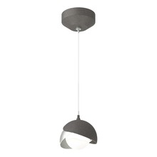 Hubbardton Forge 161183-SKT-STND-20-82-GG0711 - Brooklyn Double Shade Low Voltage Mini Pendant