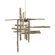 Hubbardton Forge 161184-SKT-STND-84-II0728 - Tura Seeded Glass Low Voltage Mini Pendant