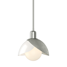 Hubbardton Forge 181184-SKT-MULT-85-BB0757 - Brooklyn Double Shade Art Glass Mini Pendant