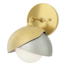 Hubbardton Forge 201374-SKT-86-85-GG0711 - Brooklyn 1-Light Double Shade Bath Sconce