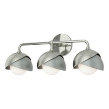 Hubbardton Forge 201375-SKT-85-82-GG0711 - Brooklyn 3-Light Double Shade Bath Sconce