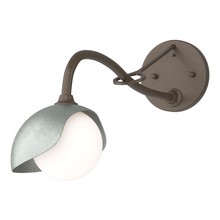 Hubbardton Forge 201376-SKT-05-82-GG0711 - Brooklyn 1-Light Single Shade Long-Arm Sconce