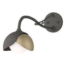 Hubbardton Forge 201377-SKT-20-84-GG0711 - Brooklyn 1-Light Double Shade Long-Arm Sconce