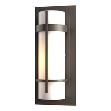 Hubbardton Forge 305892-SKT-77-GG0066 - Banded Small Outdoor Sconce