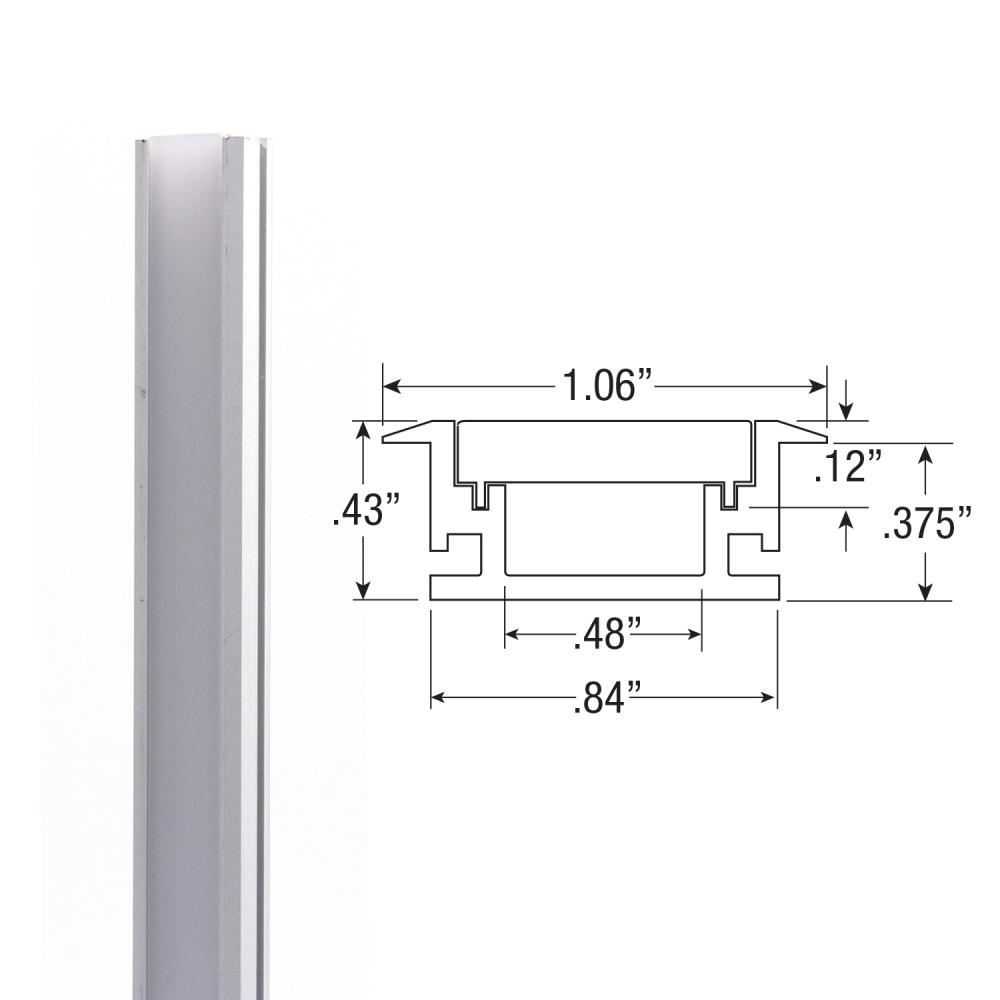 Extruded 8 foot Mud-In Walk Over Channel