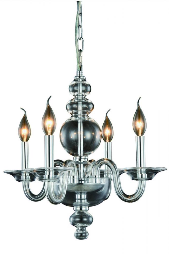 Champlain 4 Light Chrome Pendant