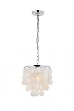 Elegant LD5050D10C - Selene 1 Light Chrome Pendant