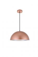 Elegant LDPD2042HG - Circa 1 Light Honey Gold Pendant