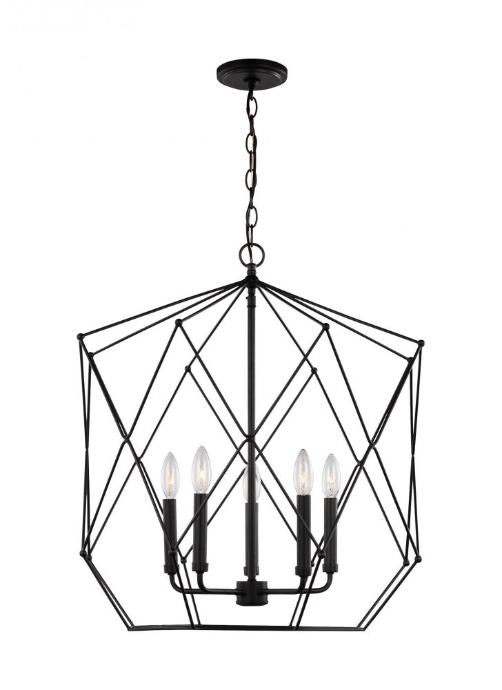 Zarra Large Five Light Lantern