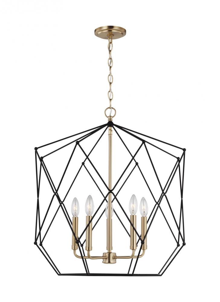 Zarra Large Five Light Lantern