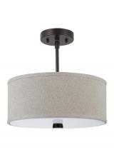 Visual Comfort & Co. Studio Collection 77262-710 - Dayna Shade Pendants Two Light Flush / Semi-Flush Convertible