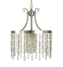 Framburg 2954 BN - 1-Light Brushed Nickel Penelope Dining Chandelier