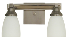 Framburg 4782 SP/PN - 2-Light Satin Pewter/Polished Nickel Mercer Sconce