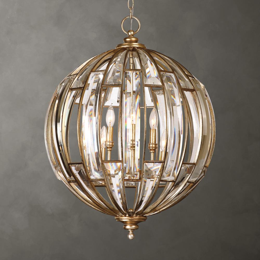 Uttermost Vicentina 6 Light Sphere Pendant