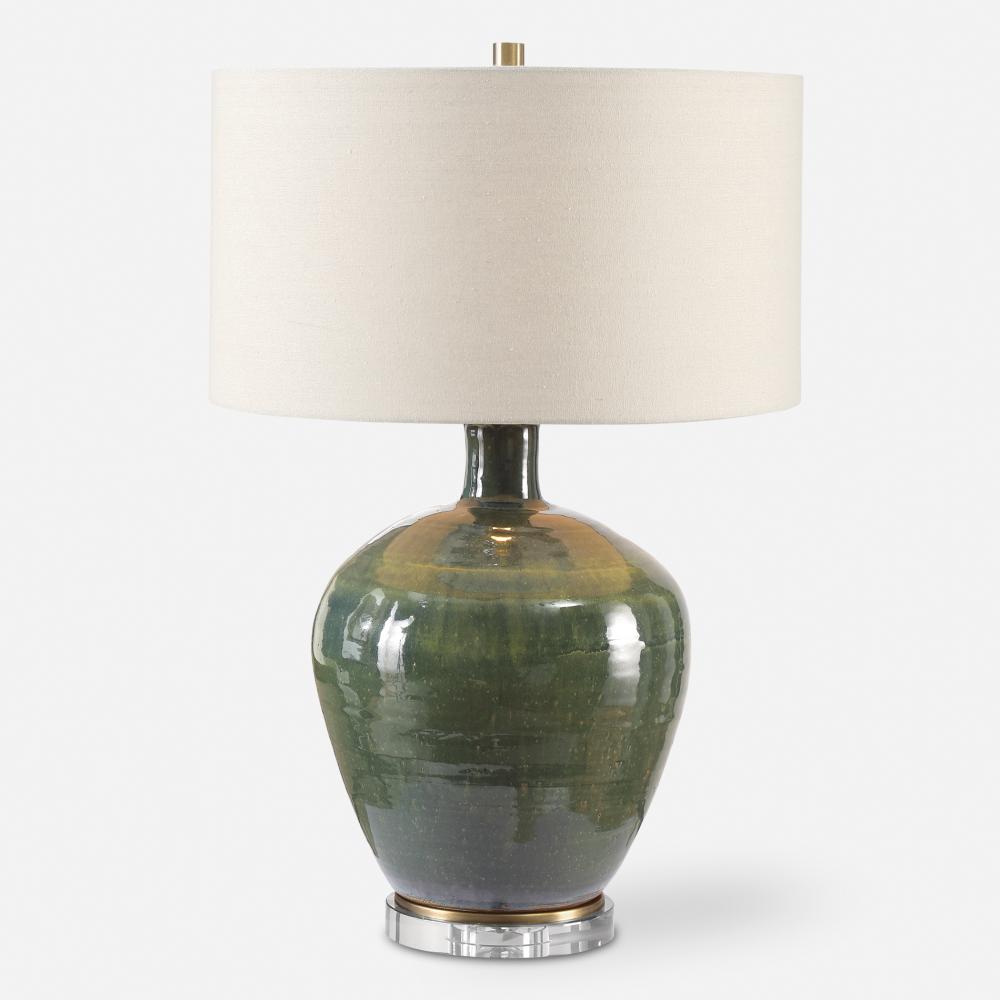 Uttermost Elva Emerald Table Lamp