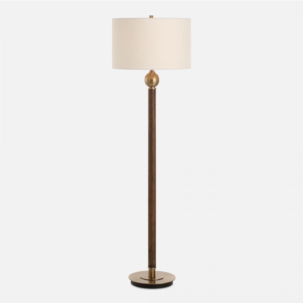 Uttermost Keros Dark Oak Floor Lamp