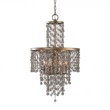 Uttermost 21288 - Valka 6 Light Crystal Chandelier