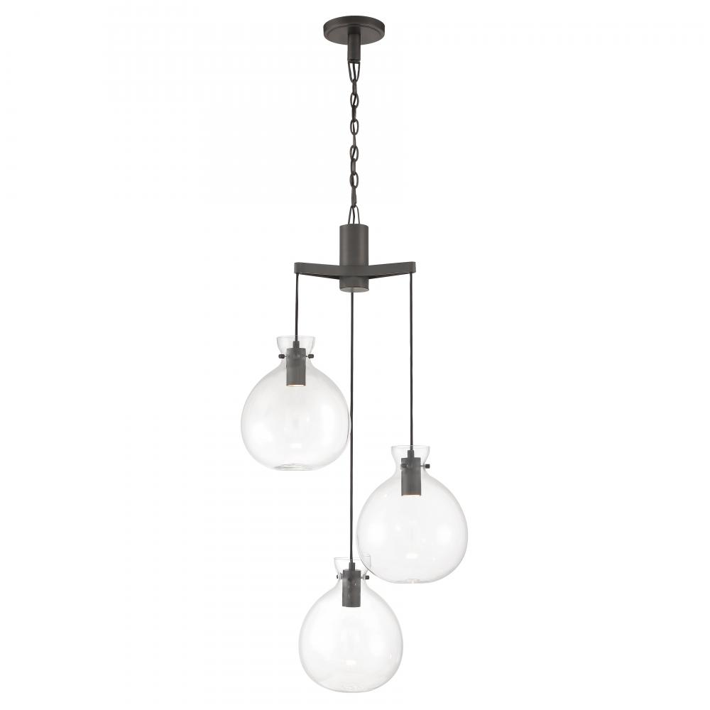 Selina 22'' Wide Integrated LED Chandelier - Oil Rubbed Bronze