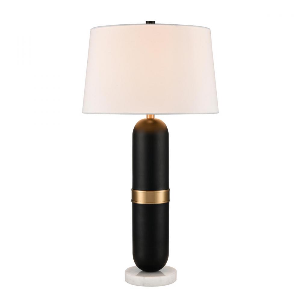 Pill 34'' High 1-Light Table Lamp - Matte Black