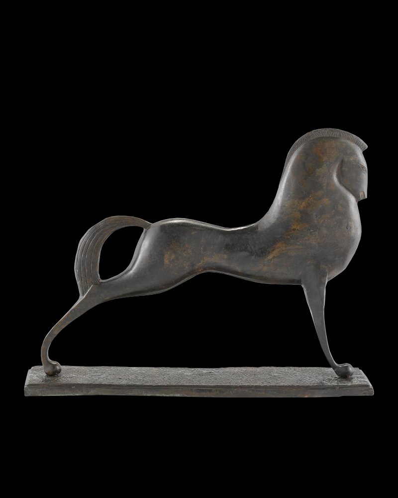 Assyrian Horse Bronze