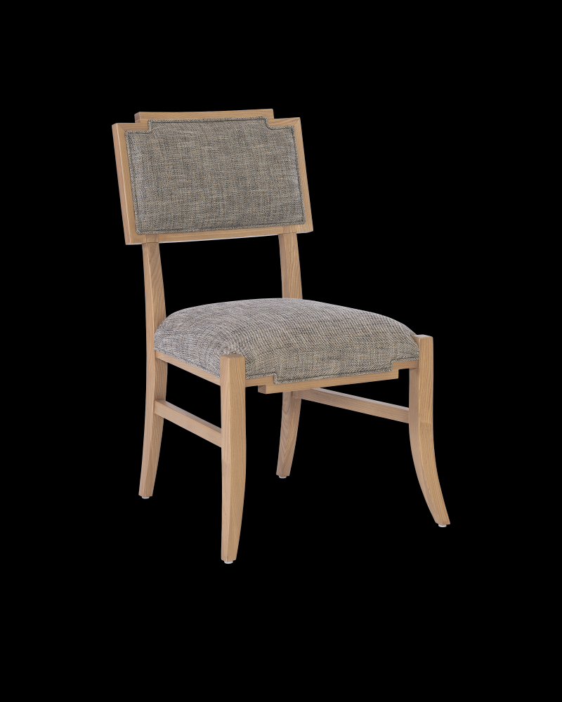 Melanie Blonde Side Chair, Liller Tortoise