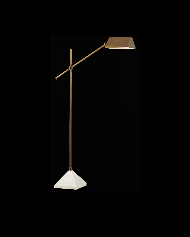 Repertoire Brass Floor Lamp